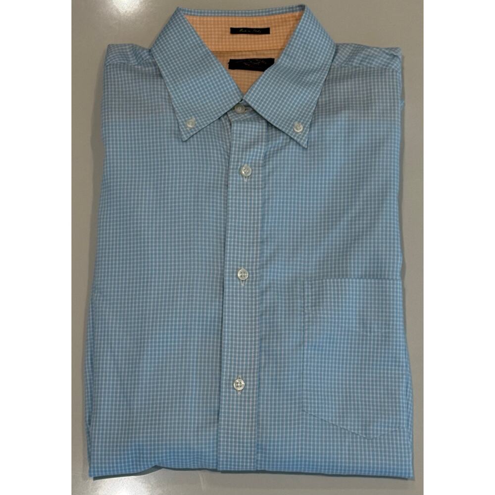 Paul and Shark Button Down Shirt Light Blue Size L